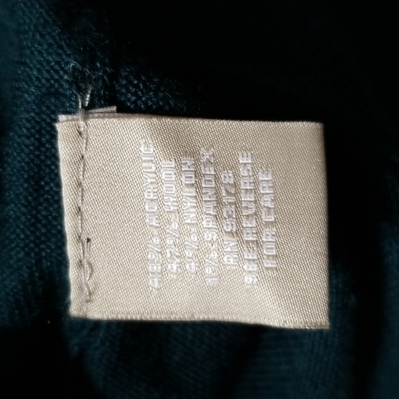 Teal soft wool mix sweater - Picture 6 of 7